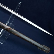 British WW1 1908 Pattern Cavalry Troopers Sword by Enfield, 1916 with Unusual Leather-Covered Steel Scabbard 10